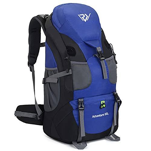RYXPRO™ 50L Hiking Backpack | Waterproof, Ergonomic | Outdoor Camping Rucksack hiking backpack RYXPRO™ Blue 
