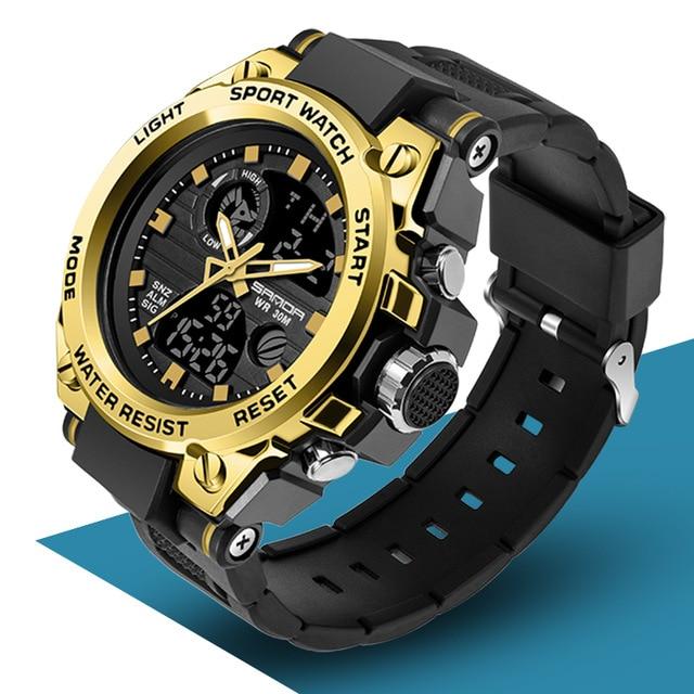 SAN™ Men&#39;s Military Sports Watch Military Watch SAN™ Fashions Gold 