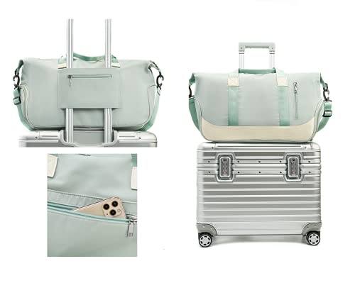 SLOFashion™ Lightweight Duffel Travel Bag w/ Shoe Compartment - Carry On Weekender Duffle Travel Bag SLOFashion™ 