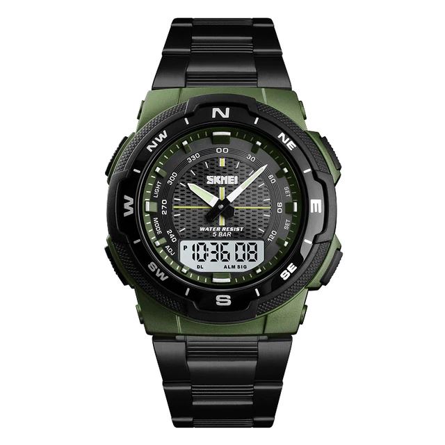 Skmei Men Casual Quartz Watch Green