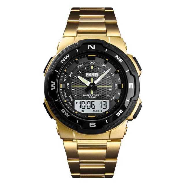 SMax™ Men&#39;s Business Sport Quartz Wrist Watch Digital Watches SMax™ Fashion Gold 