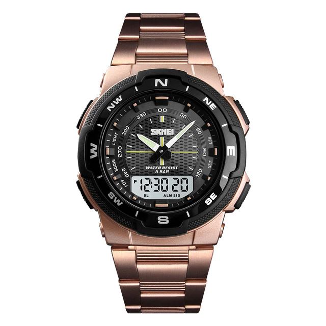SMax™ Men&#39;s Business Sport Quartz Wrist Watch Digital Watches SMax™ Fashion Rose Gold 