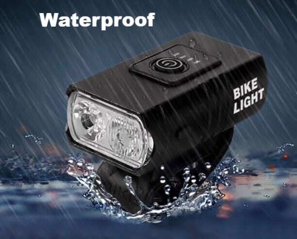 SMAXElite™ LED Rechargeable Bicycle Headlight: Front Bike Lamp, 6 Modes, USB bike led SMAXElite™ 