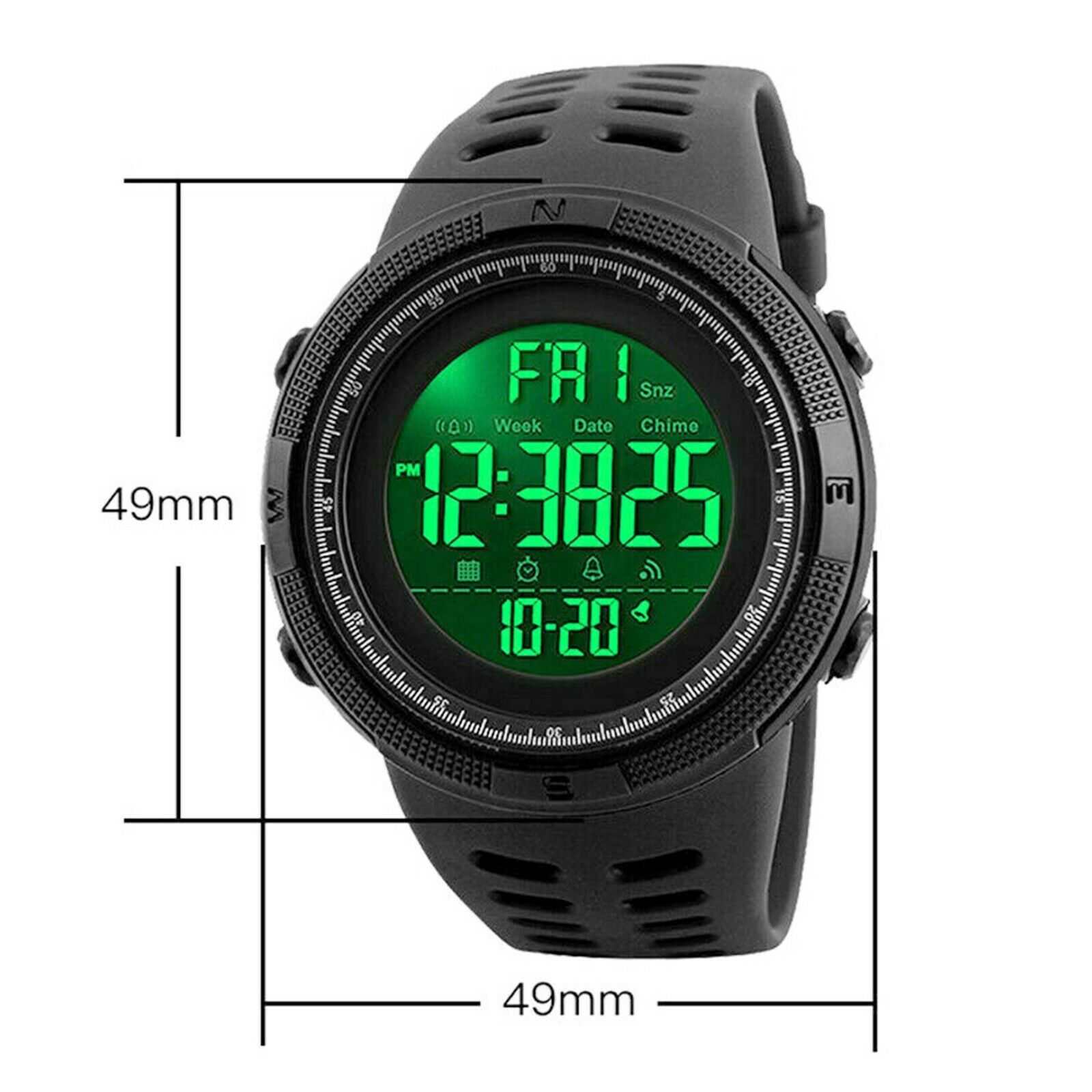 SMAXElite™ Men's Military Sport LED Digital Waterproof Wrist Watch 1D military watch SMAXElite™ Fashion 
