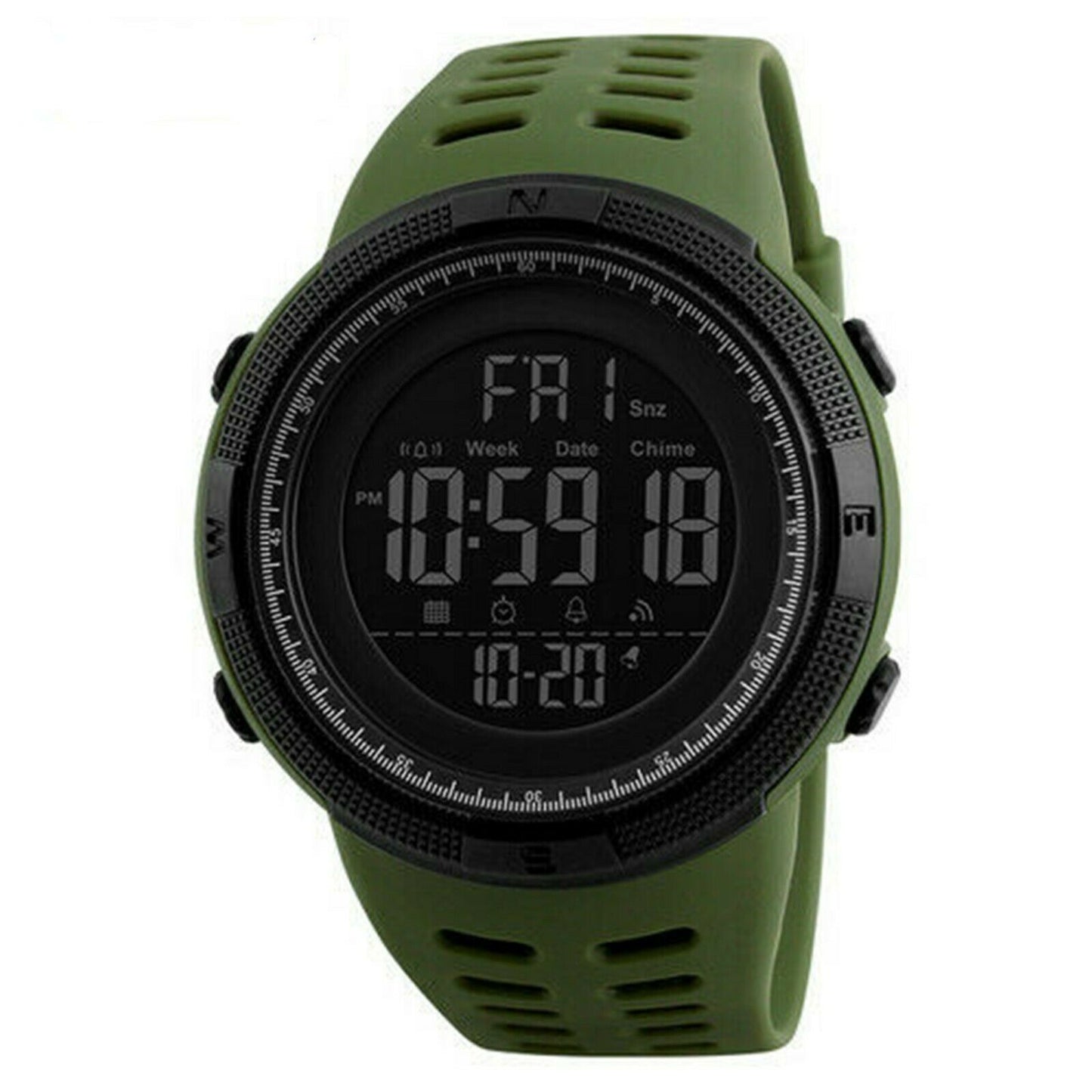 SMAXElite™ Men's Military Sport LED Digital Waterproof Wrist Watch 1D military watch SMAXElite™ Fashion Black_Army_Green 