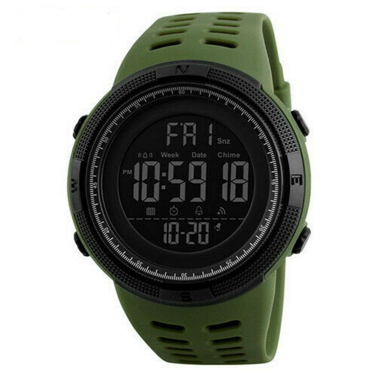 SMAXElite™ Men&#39;s Military Sport LED Digital Waterproof Wrist Watch 1D military watch SMAXElite™ Fashion Black_Army_Green 