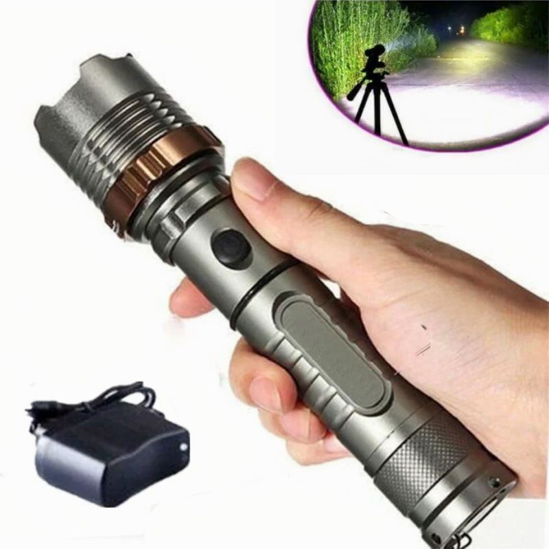 SMAXElite™ Powerful Rechargeable LED Zoom Flashlight: Police-Grade, 5 Modes, Waterproof tactical flashlight SMAXElite™ 