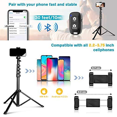 SMAXElite™ Professional 62" Selfie Stick Tripod Phone/GoPro/Camera: Bluetooth Remote, Extendable, Portable, Universal Stand Selfie Stick Tripod SMAXElite™ 