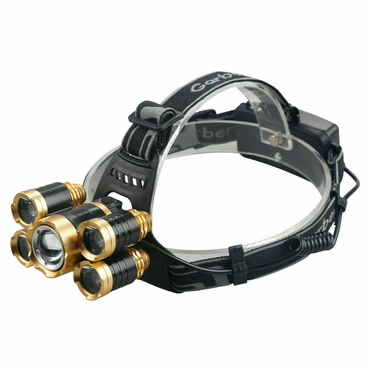 SMAXLuminate™ Ultra-Bright 5 LED Headlamp: Zoom Rechargeable Waterproof Head Light Torch 990000LM led headlamp SMAXLuminate™ 