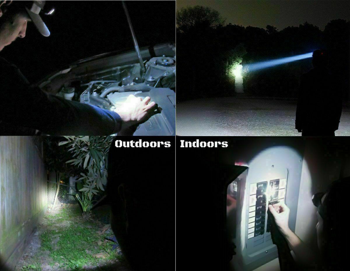 SMAXLuminate™ Ultra-Bright 5 LED Headlamp: Zoom Rechargeable Waterproof Head Light Torch 990000LM led headlamp SMAXLuminate™ 