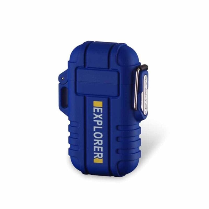 SMAXplorer™ Rechargeable Electric Lighter: Flameless Dual Arc Plasma, Waterproof USB electric lighter SMAXplorer™ Blue 