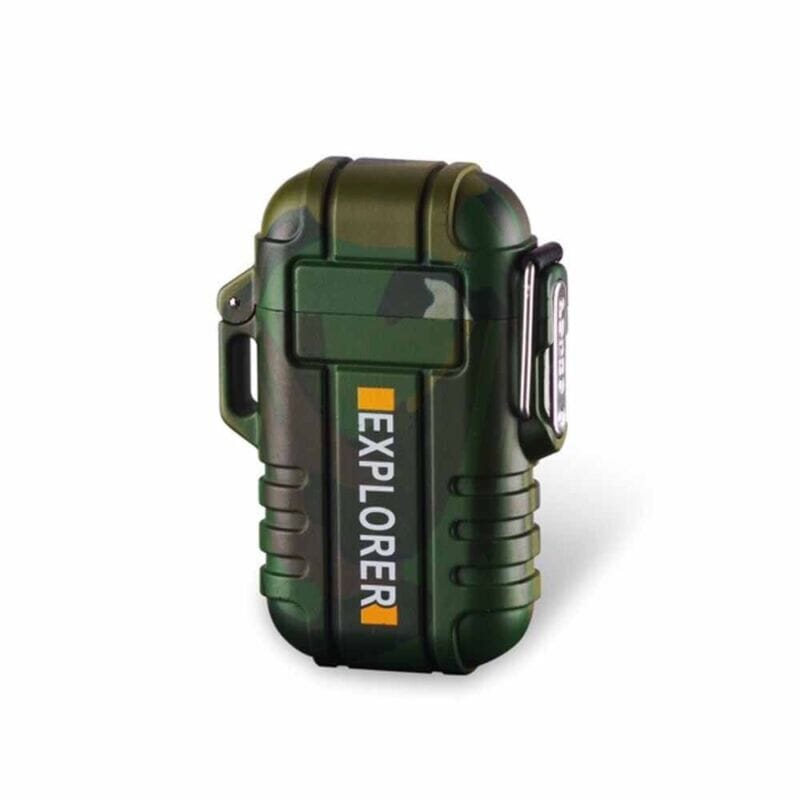 SMAXplorer™ Rechargeable Electric Lighter: Flameless Dual Arc Plasma, Waterproof USB electric lighter SMAXplorer™ Camo 