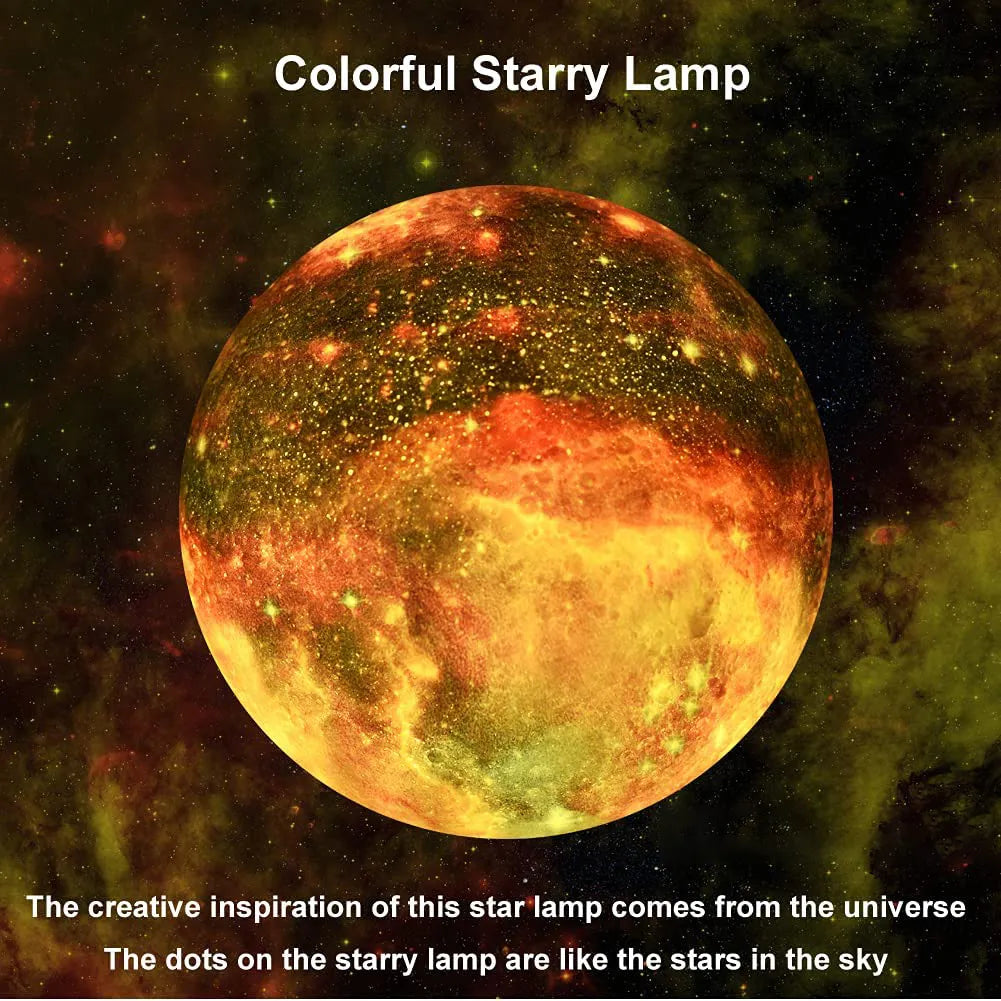 SMAXPlus™ 3D Moon Lamp: LED Galaxy Moon Night Light, Star Lamp SMAXPlus™ 