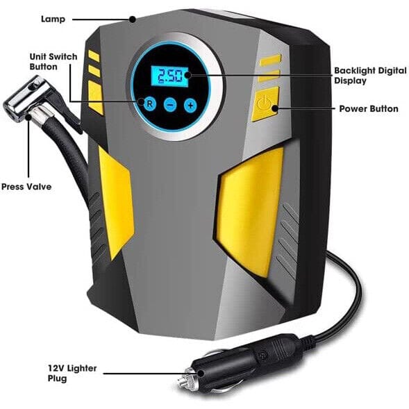 SMAXPlus™ Digital Tire Inflator: 150PSI/12V, Portable Electric Air Compressor/Inflator tire inflator SMAXPlus™ 