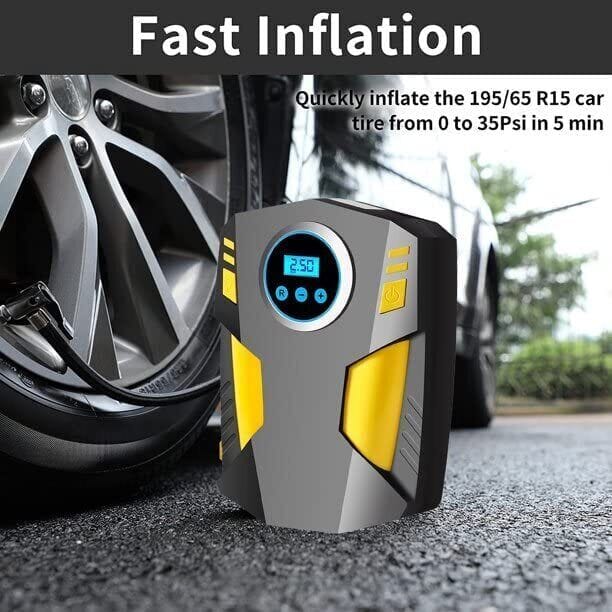SMAXPlus™ Digital Tire Inflator: 150PSI/12V, Portable Electric Air Compressor/Inflator tire inflator SMAXPlus™ 