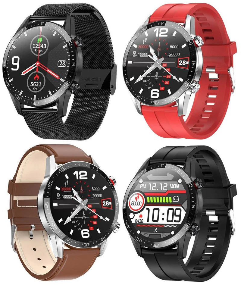 SMAXPLUS EDGE™ Men&#39;s Smartwatch: Blood/Heart Monitor, Fitness Tracker, Bluetooth Calling smartwatch SMAXPlus™ Edge 