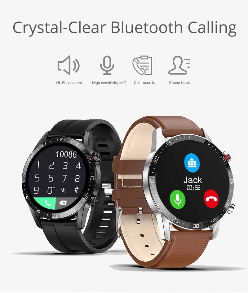 SMAXPLUS EDGE™ Men&#39;s Smartwatch: Blood/Heart Monitor, Fitness Tracker, Bluetooth Calling smartwatch SMAXPlus™ Edge 