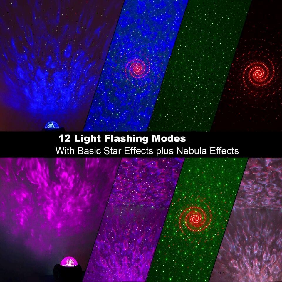 SMAXPlus™ Galaxy Projector: LED Starry Sky/Ocean Night Light w/ Remote galaxy projector SMAXPlus™ 