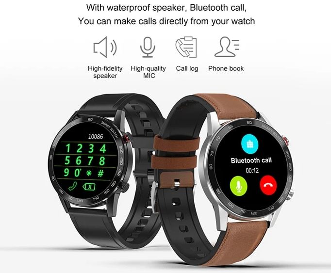SMAXPLUS RISE™ Men's Smartwatch: Blood/Heart Monitor, Fitness Tracker, Bluetooth Calling smartwatch SMAXPlus™ 