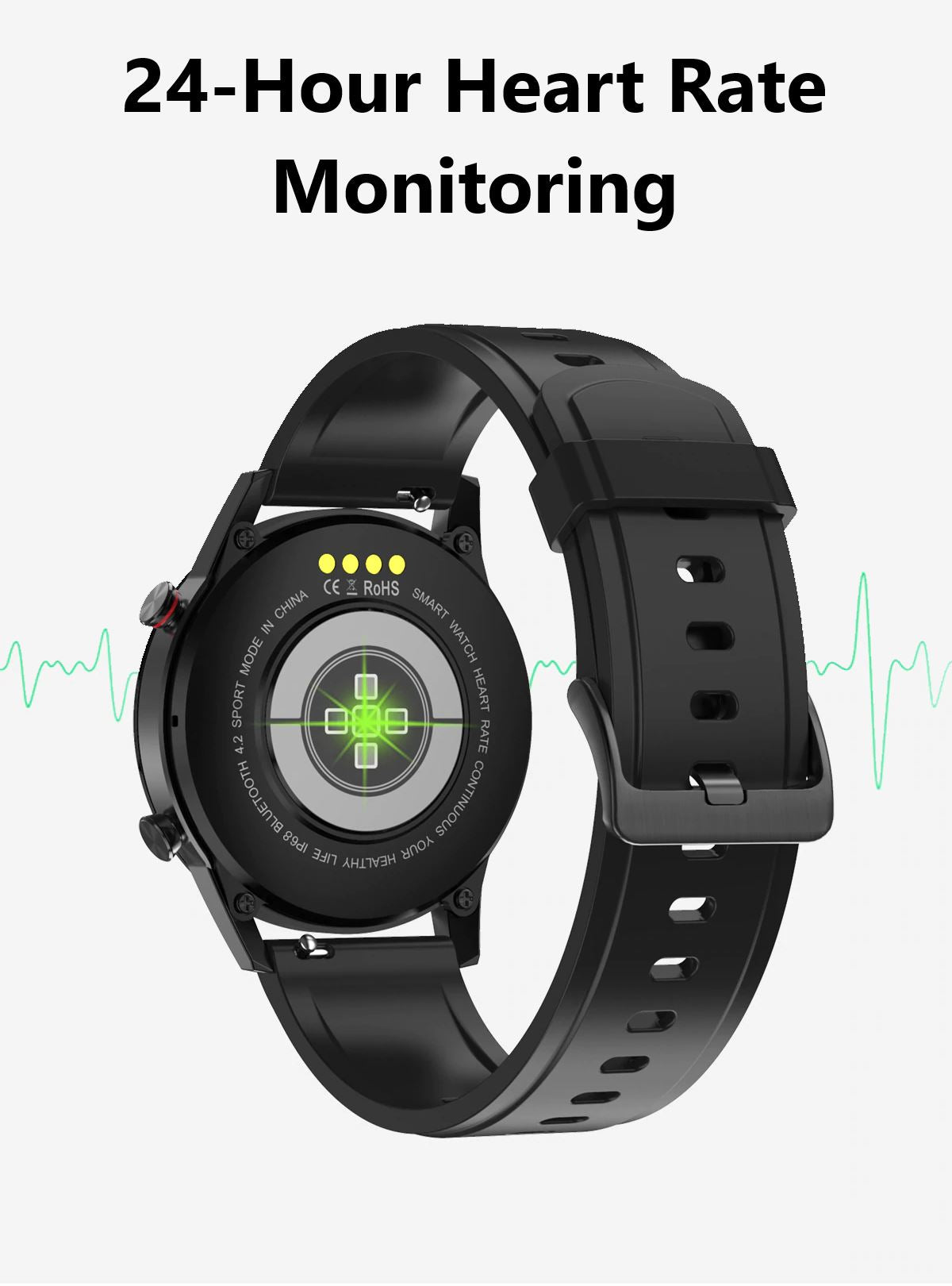 SMAXPLUS RISE™ Men's Smartwatch: Blood/Heart Monitor, Fitness Tracker, Bluetooth Calling smartwatch SMAXPlus™ 