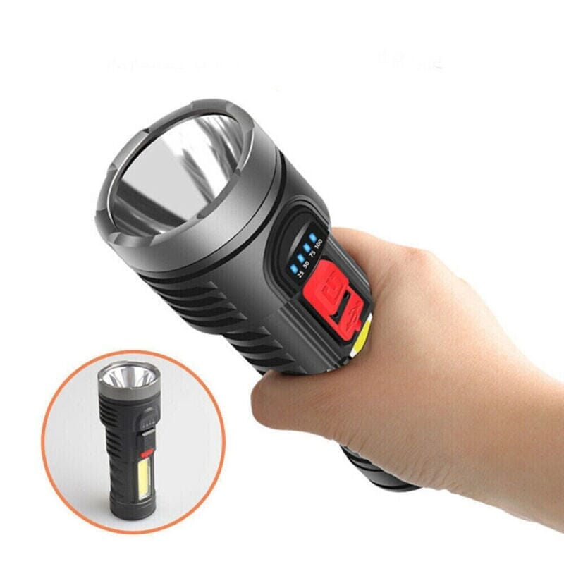 SMAXPro™ 2pk LED Tactical Rechargeable Flashlights: Super Bright, Zoomable, Waterproof tactical flashlight SMAXPro™ 