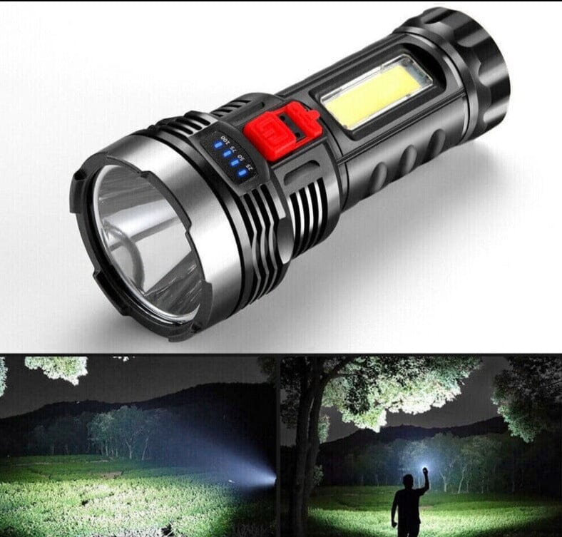 SMAXPro™ 2pk LED Tactical Rechargeable Flashlights: Super Bright, Zoomable, Waterproof tactical flashlight SMAXPro™ 