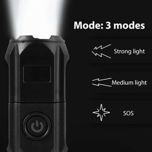 SMAXPro™ 2pk Tactical LED Rechargeable Flashlights: 990000LM, Zoomable, Waterproof tactical flashlight SMAXPro™ 