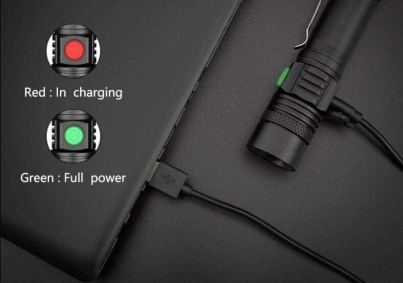 SMAXPro™ 2pk Tactical LED Rechargeable Flashlights: Super Bright, Zoomable, Waterproof tactical flashlight SMAXPro™ 