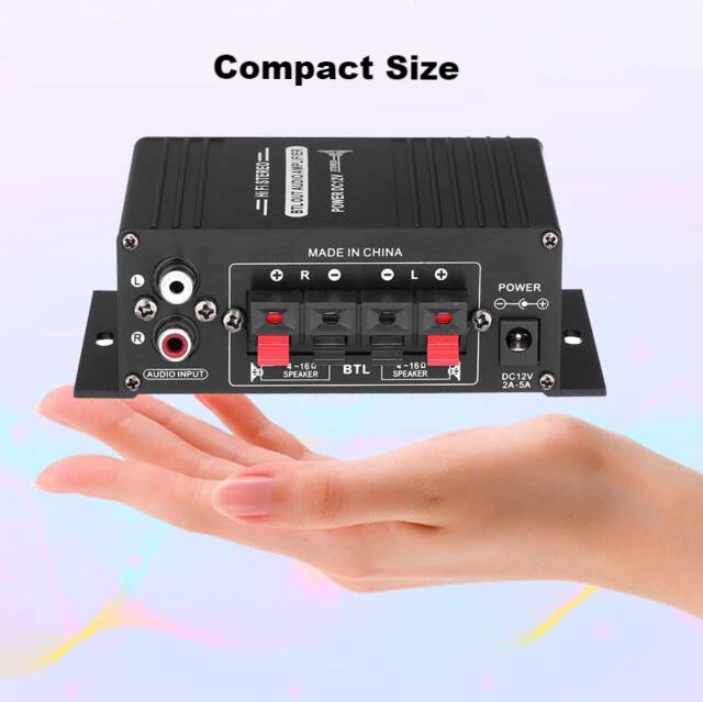 SMAXPro™ 400W Stereo Power Amplifier: 12V, HiFi Audio Bass, Car/Home stereo amplifier SMAXPro™ 