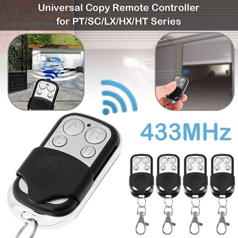 SMAXPro™ 4x Universal Remote Control Cloner: 433MHz Electric Key Fob | Car/Garage Doors remote cloner SMAXPro™ 