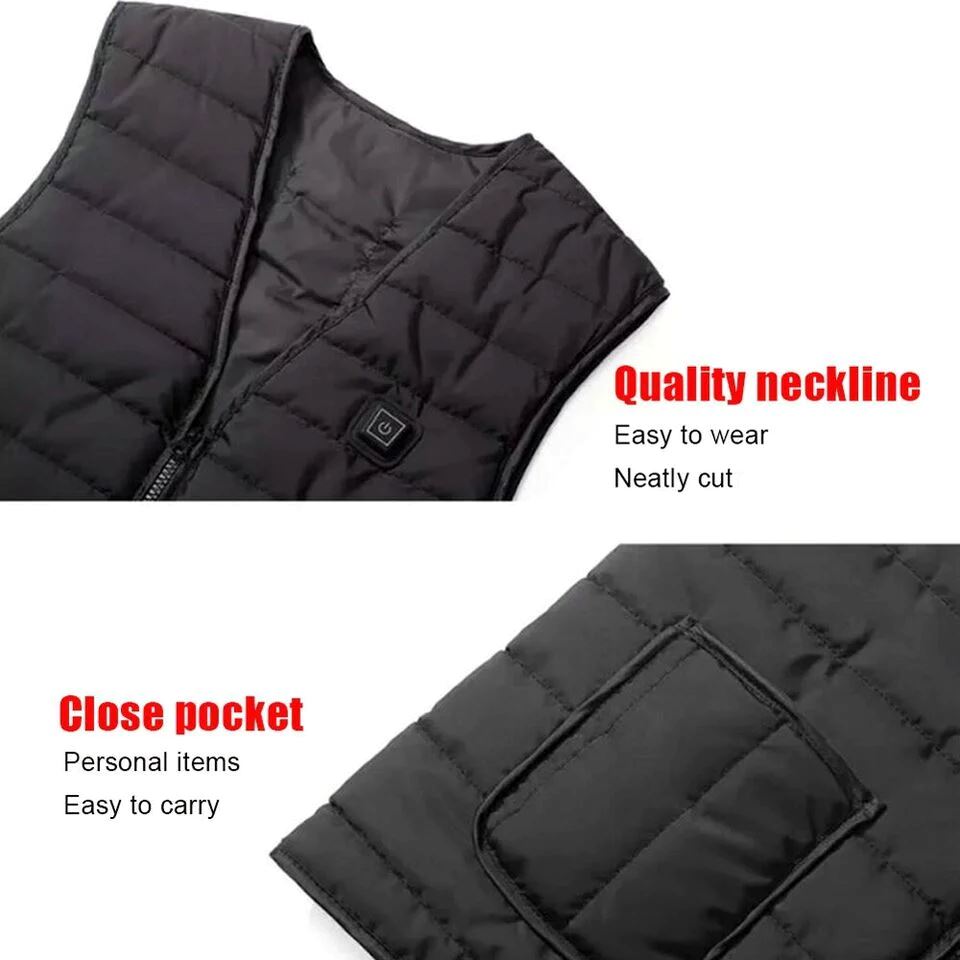 SMAXPro™ 5 Zone Electric Heated Vest:10000mAh Battery Pack, Washable Heating Vest heated vest SMAXPro™ 