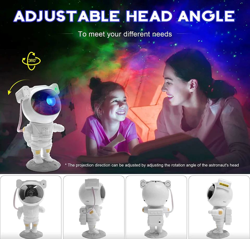 SMAXPro™ Astronaut Galaxy Projector: LED Starry Sky/Ocean Night Light w/ Remote galaxy projector SMAXPro™ 