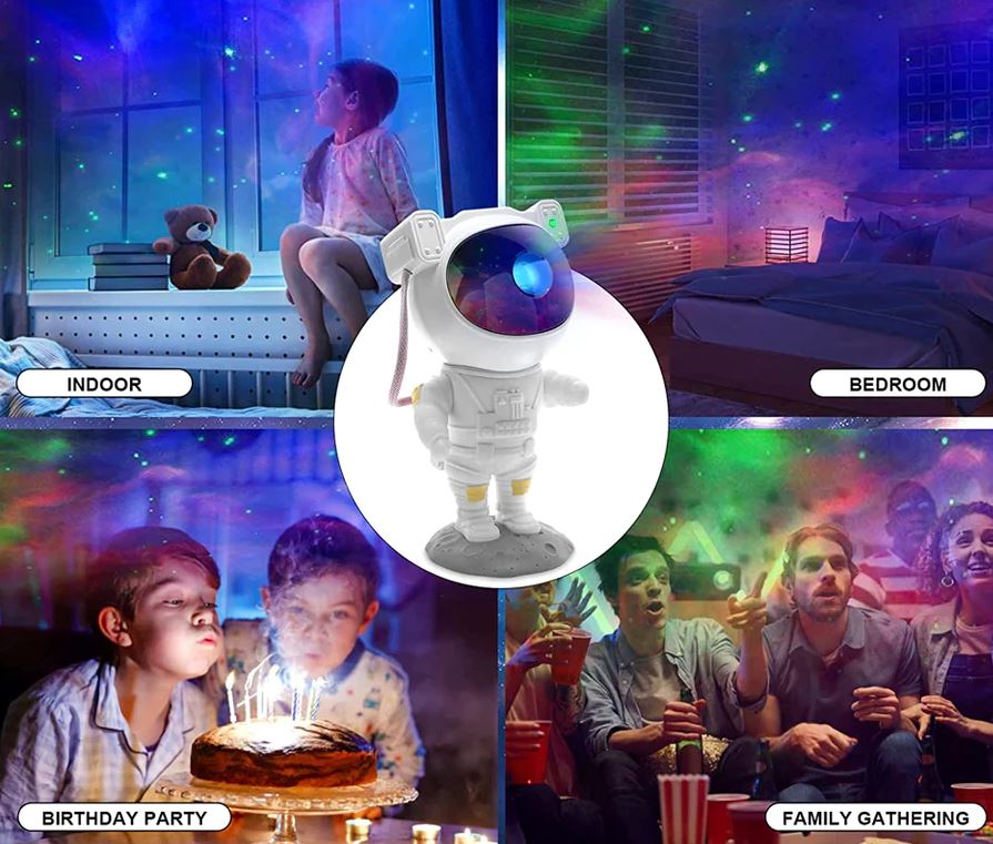 SMAXPro™ Astronaut Galaxy Projector: LED Starry Sky/Ocean Night Light w/ Remote galaxy projector SMAXPro™ 