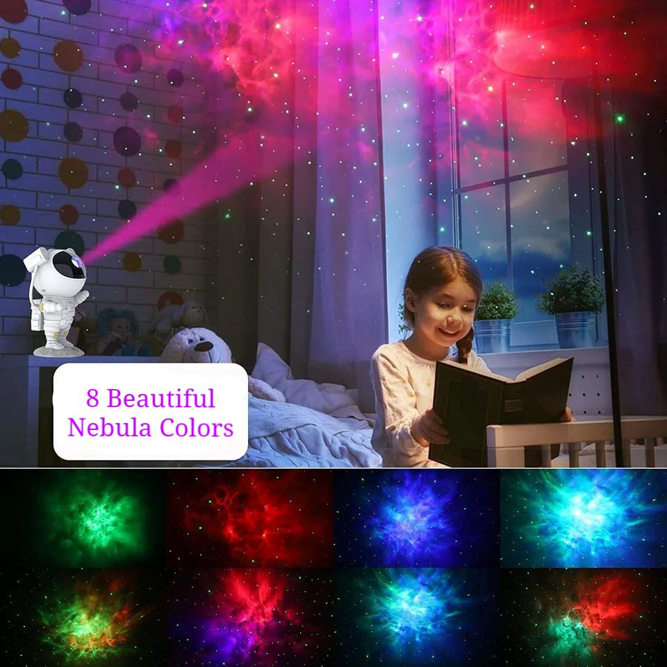 SMAXPro™ Astronaut Galaxy Projector: LED Starry Sky/Ocean Night Light w/ Remote galaxy projector SMAXPro™ 