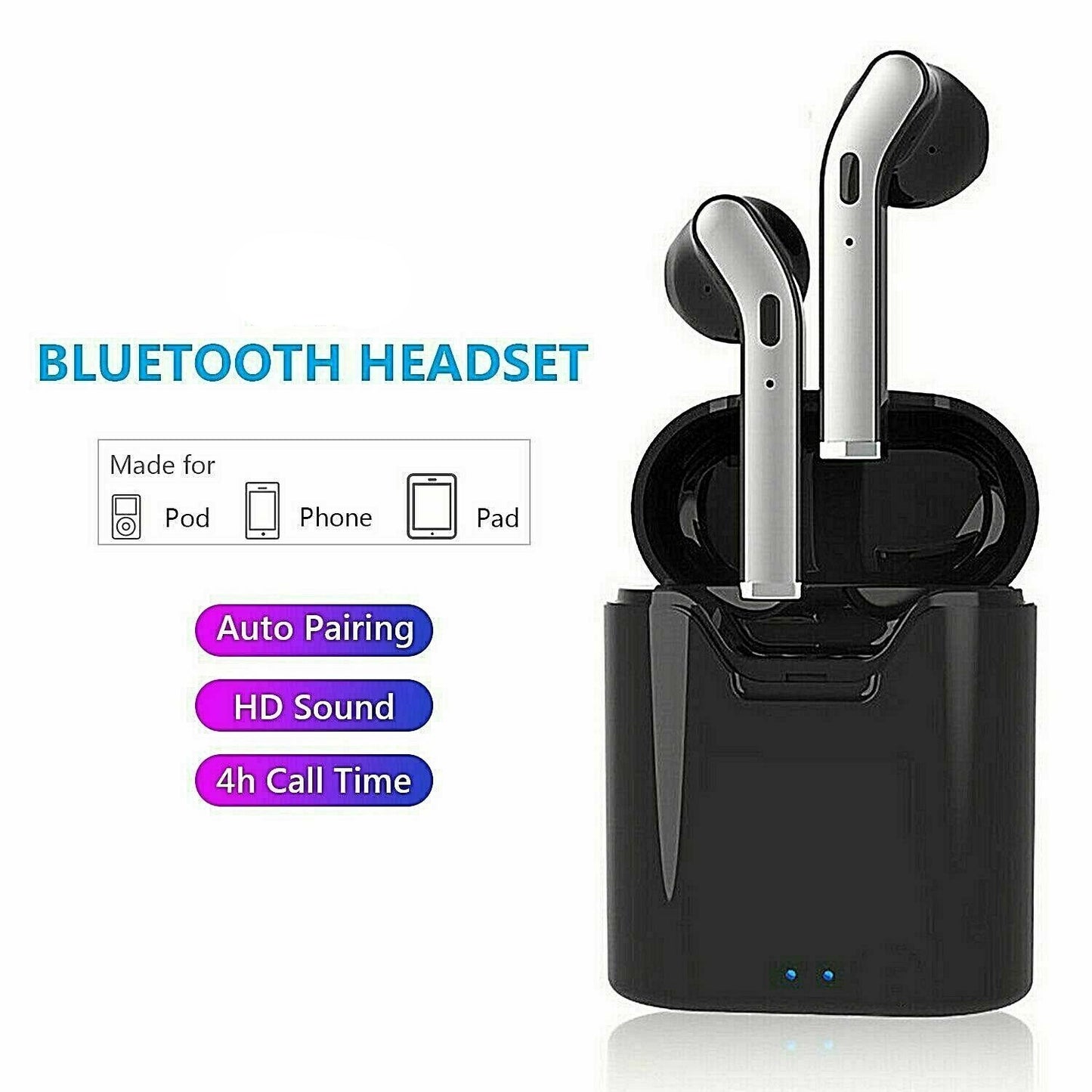 SMAXPRO™ HD Waterproof Bluetooth Earbuds: Charging Case & Mic (iOS/Android Wireless Earphones) bluetooth earbuds SMAXPRO™ 