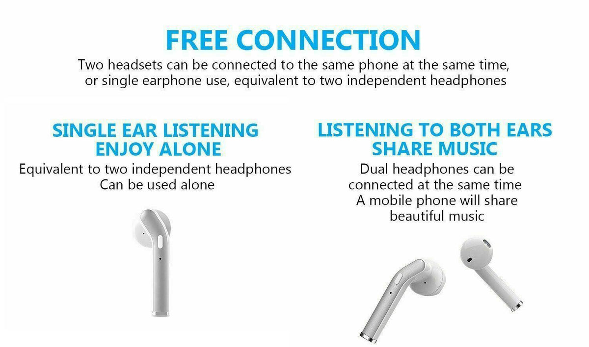 SMAXPRO™ HD Waterproof Bluetooth Earbuds: Charging Case &amp; Mic (iOS/Android Wireless Earphones) bluetooth earbuds SMAXPRO™ 