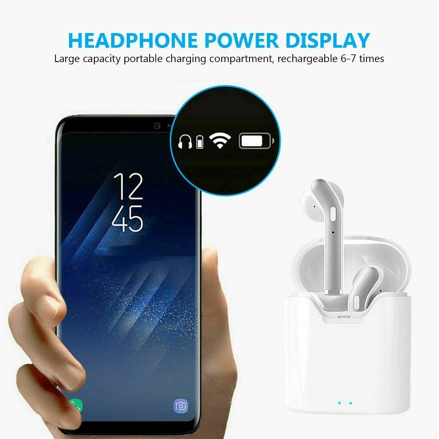 SMAXPRO™ HD Waterproof Bluetooth Earbuds: Charging Case & Mic (iOS/Android Wireless Earphones) bluetooth earbuds SMAXPRO™ 