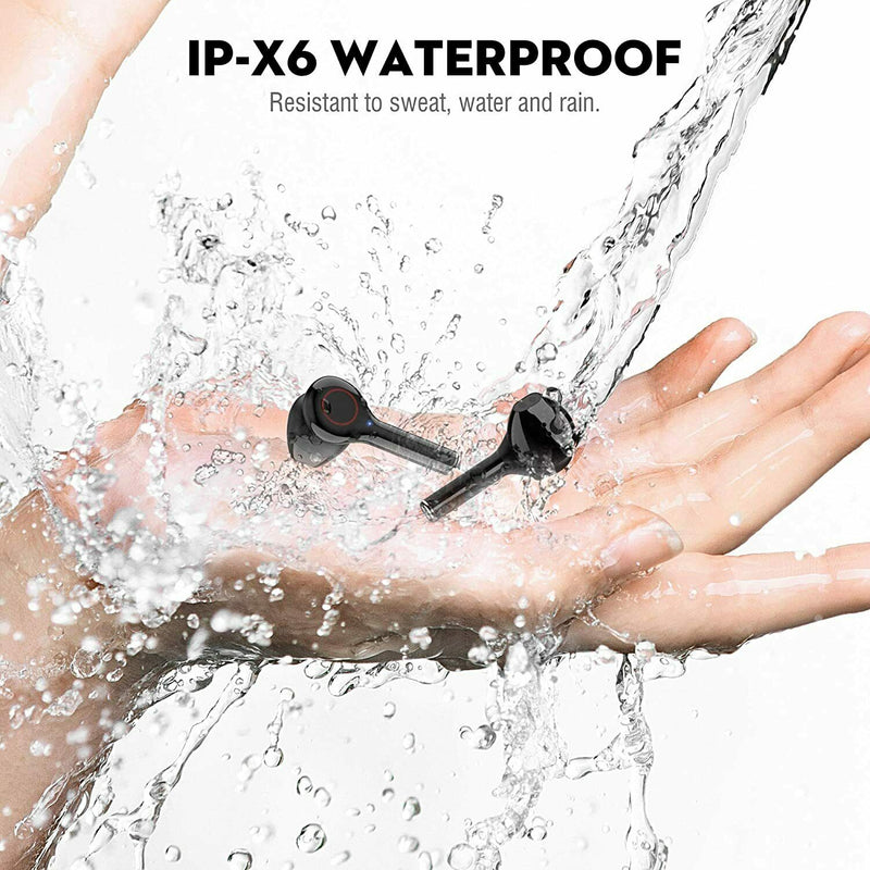 SMAXPLUS™ Waterproof HD Bluetooth Earbuds: Charging Case & Mic (iOS/Android Wireless Earphones) bluetooth earbuds SMAXPLUS™ 