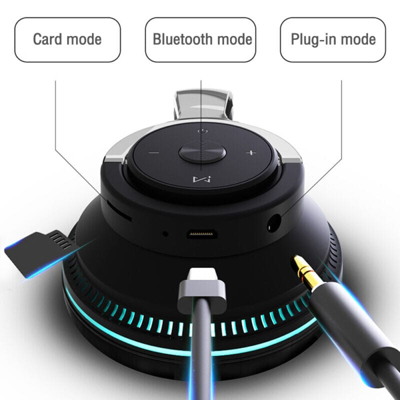 SMAXPro™ Bluetooth Headphones: LED Over Ear Headset, Stereo Bass, Noise Cancel headphones SMAXPro™ 