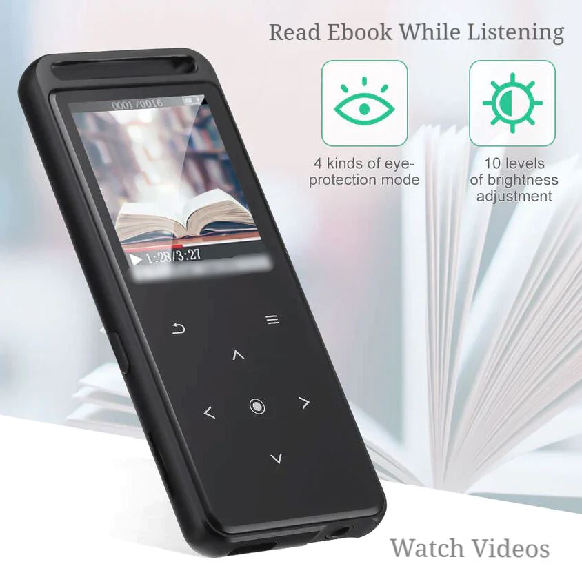 SMAXPro™ Bluetooth MP3/Video Player + Voice Recorder: 64gb, FM Radio, HiFi Sound mp3 player SMAXPro™ 