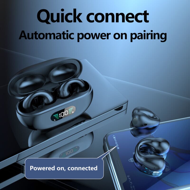 SMAXPro™ Bone Conduction Ear-Clip Bluetooth Headphones: Wireless Open-Ear Mic Headset headphones SMAXPro™ 