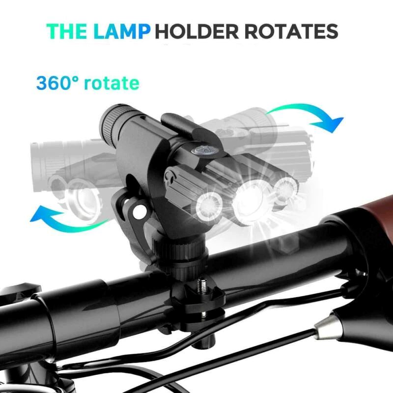 SMAXPro™ Bright LED Rechargeable Bicycle Headlight Set: Front + Rear, 12+ Long Battery bike led SMAXPro™ 