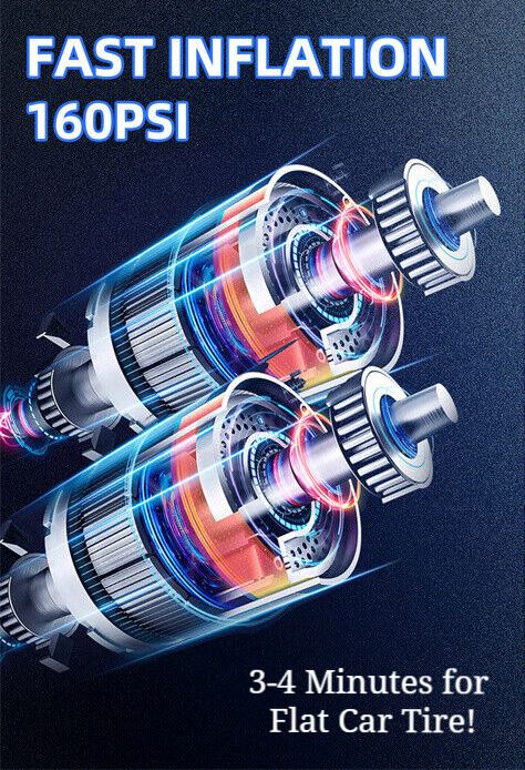SMAXPro™ Digital Tire Inflator + Power Bank: 150PSI/12V, 6000mAH, Air Compressor/Inflator tire inflator SMAXPro™ 