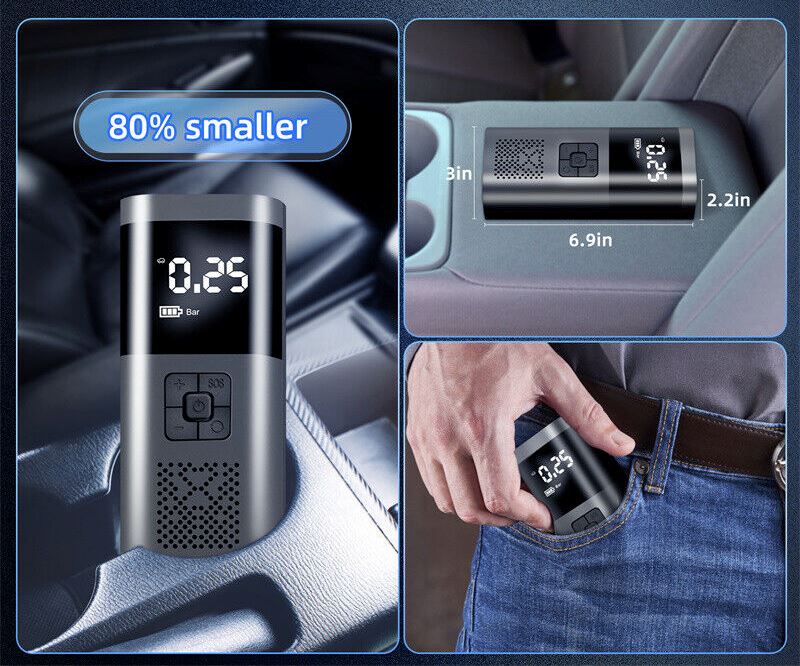 SMAXPro™ Digital Tire Inflator + Power Bank: 150PSI/12V, 6000mAH, Air Compressor/Inflator tire inflator SMAXPro™ 