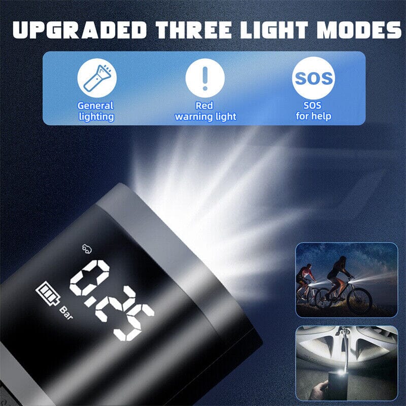 SMAXPro™ Digital Tire Inflator + Power Bank: 150PSI/12V, 6000mAH, Air Compressor/Inflator tire inflator SMAXPro™ 