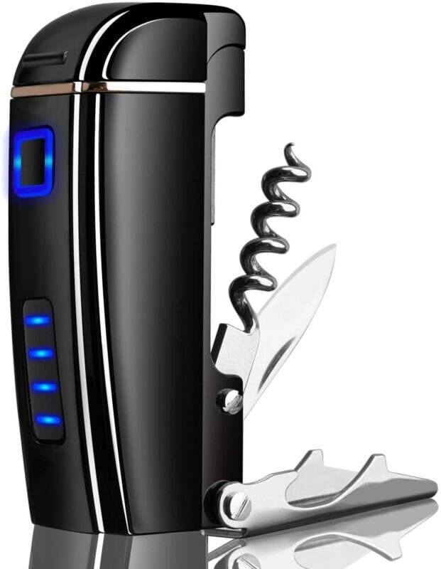 SMAXPro™ Electric Lighter + Multi-Tool Pocket Knife: Dual Arc Plasma, Flameless electric lighter SMAXPro™ Ice Black 