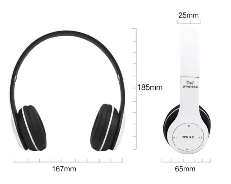SMAXPro™ Foldable Bluetooth Headphones: Super Bass Deep Wireless/Wired Headset bluetooth headphones SMAXPro™ 