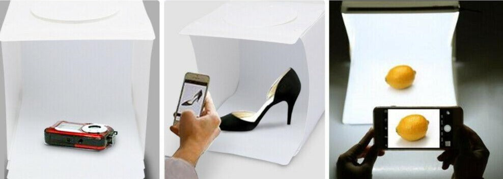 SMAXPRO™ Mini LED Light Room Tent: Foldable Photo Studio Box Cube w/ 6 Backdrops Photo Light Box SMAXPRO™ 