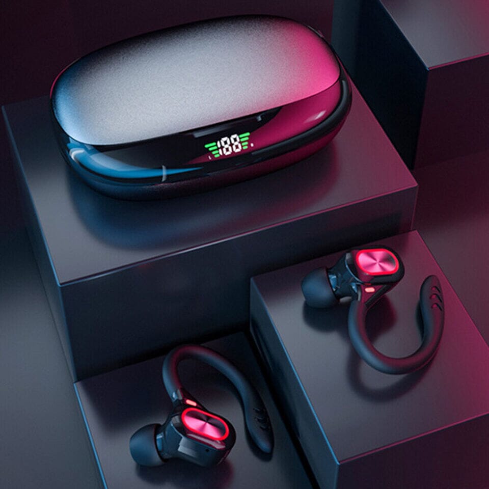 SMAXPro™ Hook Bluetooth Earbuds: HiFi, Headset w/ Mic, Sport Earphones SMAXPro™ Gray 