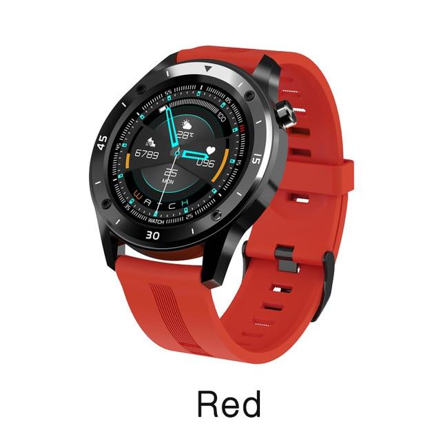 SMAXPRO LIVE™ Men&#39;s Smartwatch: Fitness Tracker, Blood/Heart Monitor, Phone Sync smartwatch SMAXPRO™ LIVE Red 